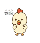 にわとりとうさぎの物語（新）（個別スタンプ：8）