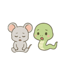 ねずみとへびの物語（個別スタンプ：2）