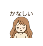 女の子、男の子日常会話 日本語（個別スタンプ：2）