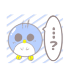 吹き出し！かわいい丸いペンギンスタンプ（個別スタンプ：9）