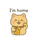 しあわせを呼ぶ招き猫 日常（個別スタンプ：17）