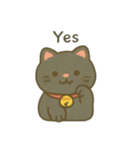 しあわせを呼ぶ招き猫 日常（個別スタンプ：19）