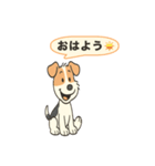 ワイヤーフォックステリアのWileyくん（個別スタンプ：7）