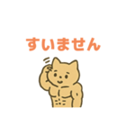 幸運のマッチョ猫（個別スタンプ：16）