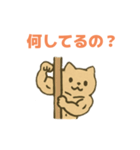 幸運のマッチョ猫（個別スタンプ：24）