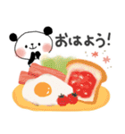 毎日使える＊ぱんだサン＊優しい色＊（個別スタンプ：5）