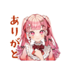 夏★ラブリーな女の子（個別スタンプ：3）