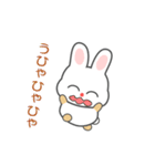 nobobi アニメ 軽快なうさうさ（個別スタンプ：9）
