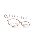 もるちゃんとみるくちゃんの夏。（個別スタンプ：4）