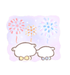 もるちゃんとみるくちゃんの夏。（個別スタンプ：20）