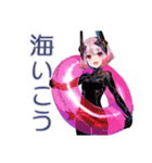 夏★爽やかロボ娘スタンプ（個別スタンプ：6）