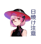 夏★爽やかロボ娘スタンプ（個別スタンプ：36）
