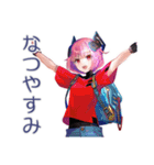 夏★爽やかロボ娘スタンプ（個別スタンプ：37）