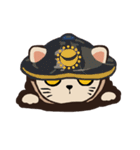 224_台湾 - 日本 - ご挨拶-猫（個別スタンプ：11）