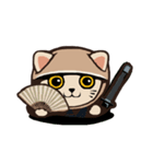 224_台湾 - 日本 - ご挨拶-猫（個別スタンプ：15）