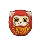 224_台湾 - 日本 - ご挨拶-猫（個別スタンプ：18）