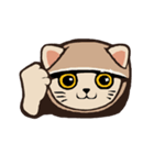 224_台湾 - 日本 - ご挨拶-猫（個別スタンプ：23）