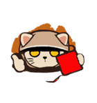 224_台湾 - 日本 - ご挨拶-猫（個別スタンプ：25）