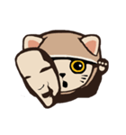 224_台湾 - 日本 - ご挨拶-猫（個別スタンプ：27）