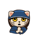 224_台湾 - 日本 - ご挨拶-猫（個別スタンプ：35）