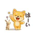 意外と使える柴犬さんのスタンプ（個別スタンプ：3）
