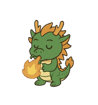 ドラゴンとサルの物語（個別スタンプ：8）