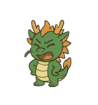 ドラゴンとサルの物語（個別スタンプ：9）