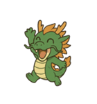 ドラゴンとサルの物語（個別スタンプ：10）