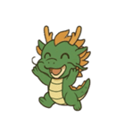 ドラゴンとサルの物語（個別スタンプ：14）