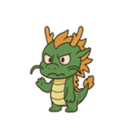 ドラゴンとサルの物語（個別スタンプ：15）