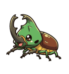 カブトムシとコガネムシの物語（個別スタンプ：2）