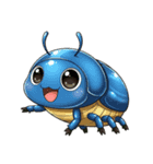 カブトムシとコガネムシの物語（個別スタンプ：3）