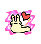 動く！カラフル背景ナメクジ（個別スタンプ：3）