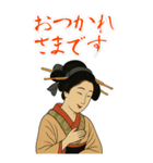 しのぶちゃん 浮世絵 東洲斎写楽 (大)（個別スタンプ：1）