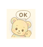 ぱすてるぱすてるテディベア（個別スタンプ：8）