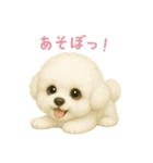 ビションフリーゼスタンプ【日本語】（個別スタンプ：2）