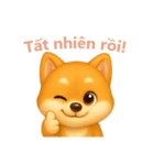 柴犬の日常スタンプ【ベトナム語】（個別スタンプ：10）