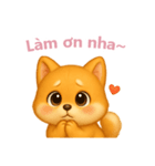 柴犬の日常スタンプ【ベトナム語】（個別スタンプ：14）