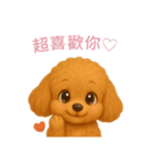 トイプードルスタンプ【繁體字】（個別スタンプ：8）