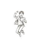 とある男性の日常（個別スタンプ：14）