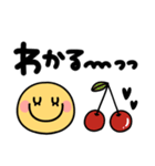 手書きデカ文字♡スマイルにこちゃん（個別スタンプ：8）