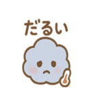 使いやすいもくもくワモンの気配スタンプ（個別スタンプ：33）
