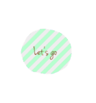 ステッカー風 使いやすい英語（個別スタンプ：6）