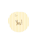 ステッカー風 使いやすい英語（個別スタンプ：9）