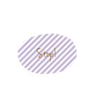 ステッカー風 使いやすい英語（個別スタンプ：21）