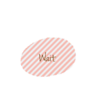 ステッカー風 使いやすい英語（個別スタンプ：24）