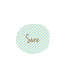 ステッカー風 使いやすい英語（個別スタンプ：33）