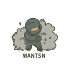 忍者 技説明 ninja waza あいさつ歌舞伎（個別スタンプ：4）