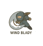 忍者 技説明 ninja waza あいさつ歌舞伎（個別スタンプ：6）