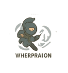 忍者 技説明 ninja waza あいさつ歌舞伎（個別スタンプ：7）